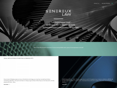 genereuxlaw.com snapshot