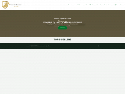 classicequineauctions.com snapshot