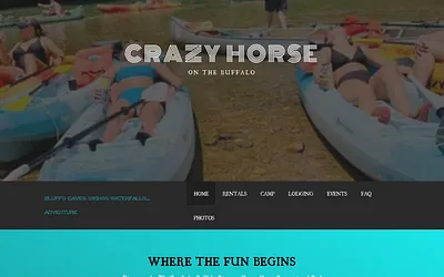 crazyhorsecanoe.com snapshot