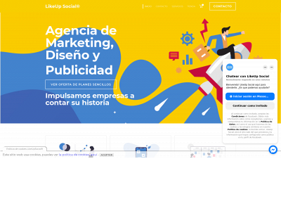 likeupsocial.com snapshot