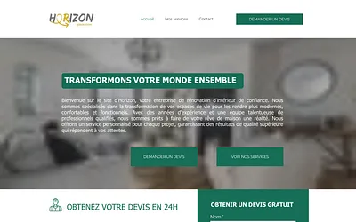 horizonrenovation.fr snapshot
