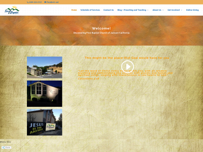 firstbaptistjacksoncalifornia.net snapshot