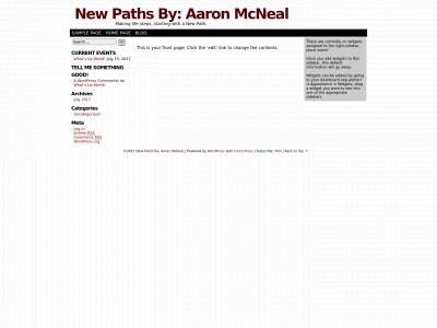 aaronkeith.org snapshot
