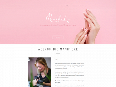 manifieke.be snapshot