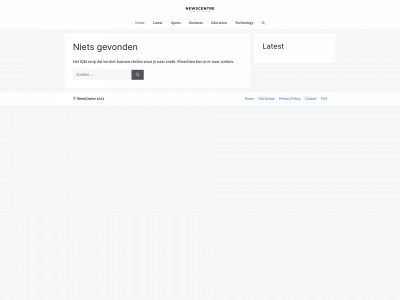 newscentre.nl snapshot