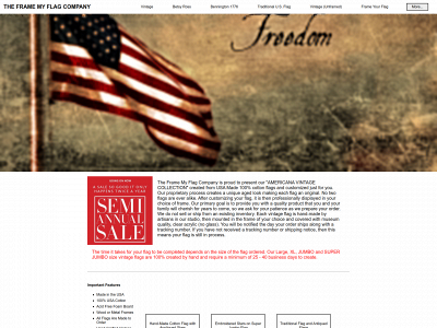 www.framemyflag.com snapshot