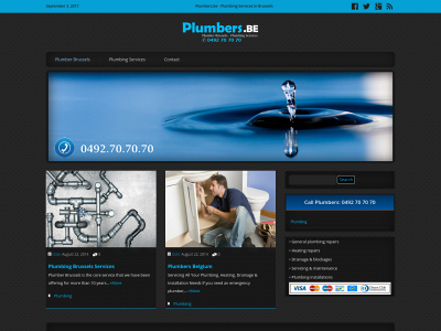 plumbers.be snapshot