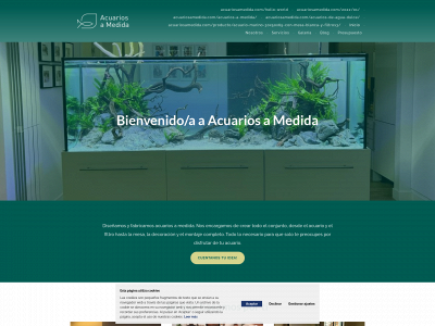 acuariosamedida.com snapshot