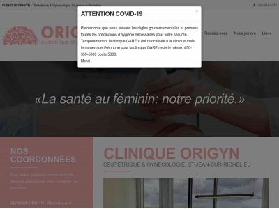cliniqueorigyn.com snapshot