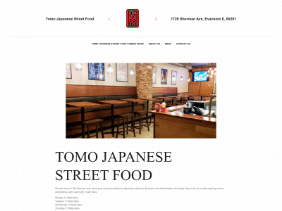 tomojapanesestreetfood.com snapshot
