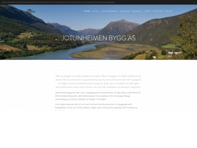 jotunheimenbygg.no snapshot