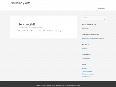 expresionyarte.com snapshot