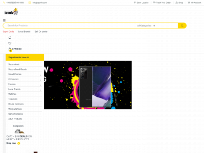 izonie.com snapshot