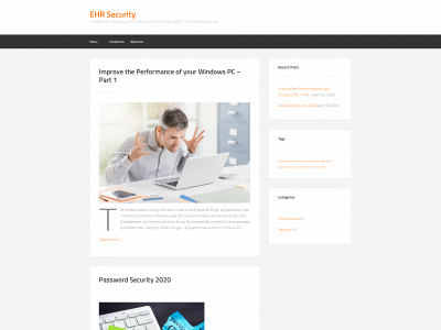 ehrsecurity.com snapshot