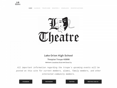 www.lakeoriontheatre.org snapshot