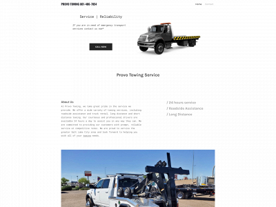 www.provotowingservice.com snapshot