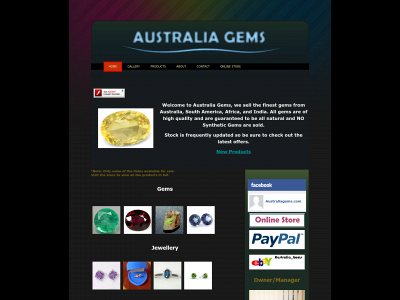 australiagems.com snapshot