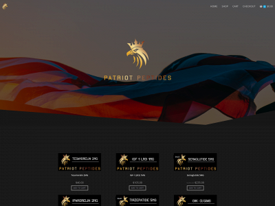 patriotpeptides.com snapshot