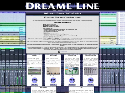 dreameline.com snapshot
