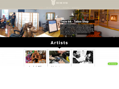 trezeink.co.uk snapshot