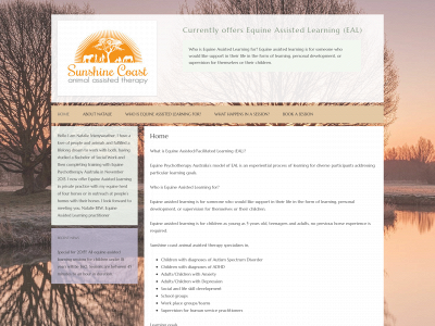 sunshinecoastanimalassistedtherapy.com snapshot