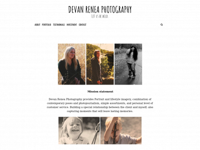 devanreneaphotography.com snapshot