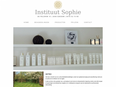 instituutsophie.be snapshot