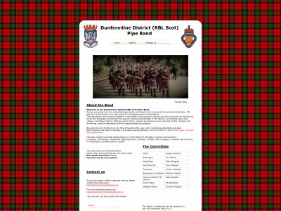 dunfermlinepipeband.co.uk snapshot