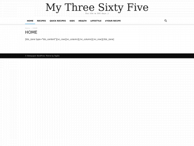 mythreesixtyfive.com snapshot