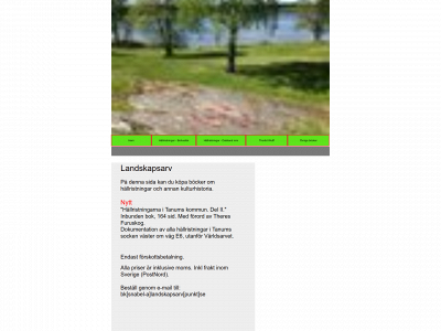 landskapsarv.se snapshot