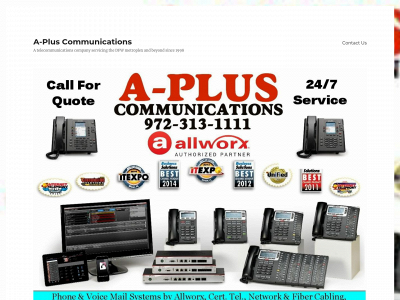 apluscommunications.org snapshot