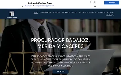 martineztovarprocurador.com snapshot