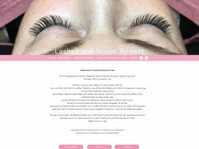 lashesbyvest.dk snapshot