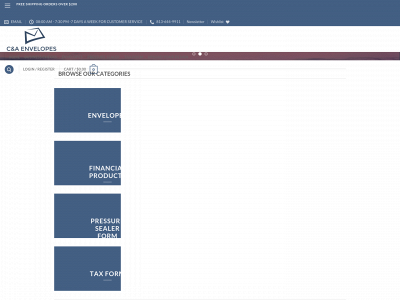 caenvelopes.com snapshot