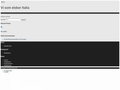 elskeritalia.no snapshot