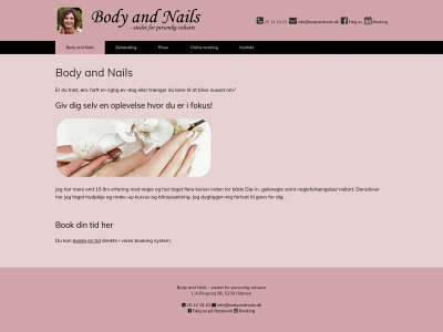 bodyandnails.dk snapshot