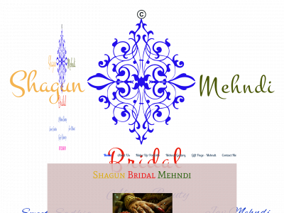shagunbridalmehndi.com snapshot