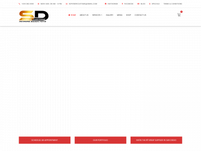 sdpowercustoms.com snapshot
