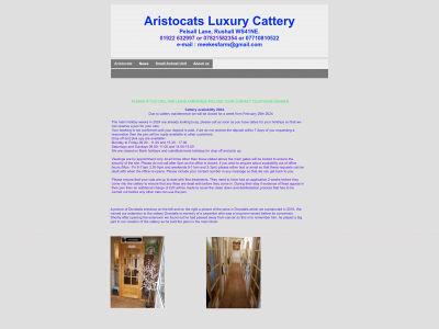 aristocatsatmeekesfarm.co.uk snapshot