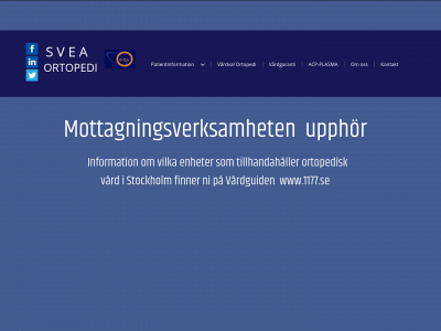 sveaortopedi.se snapshot