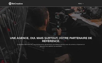 becreativeagency.be snapshot