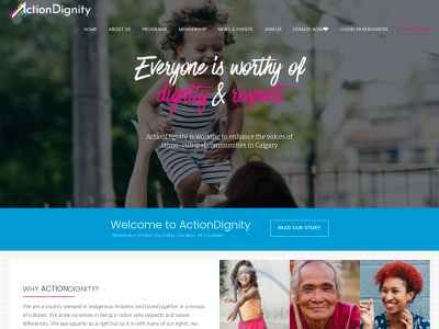 actiondignity.org snapshot