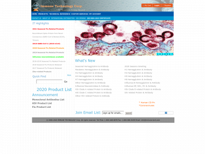 immune-tech.com snapshot