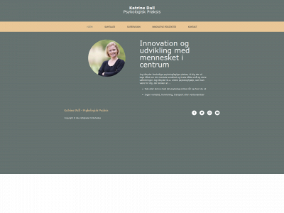 katrinedall.dk snapshot