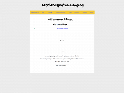 lapplandsporten-camping.se snapshot