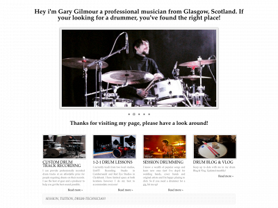 garygdrums.com snapshot