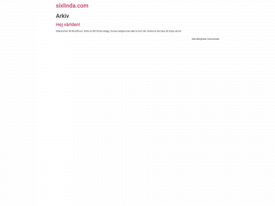 sixlinda.com snapshot