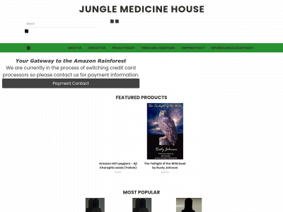 junglemedicinehouse.com snapshot