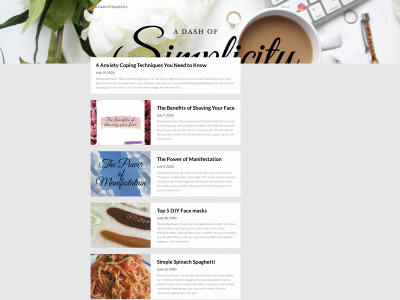 adashofsimplicity.com snapshot