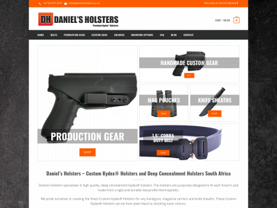danielsholsters.co.za snapshot